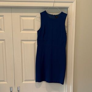 Ann Taylor Classic Blue Mini Dress